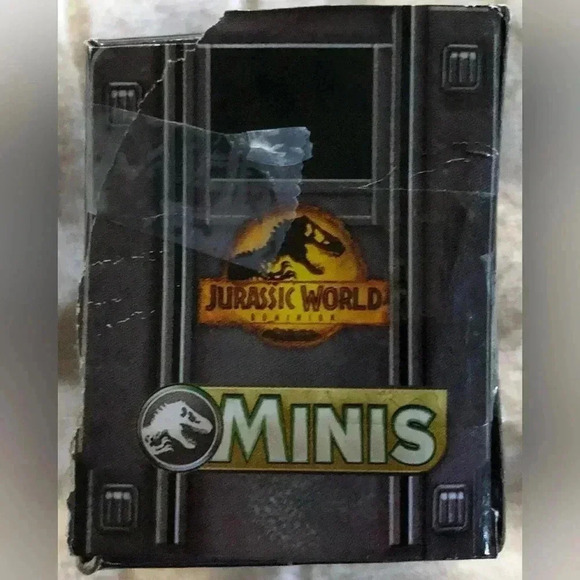 2022 Mattel Jurassic World Dominion Mini Dinosaur Figure un opened-damaged box - Picture 4 of 6
